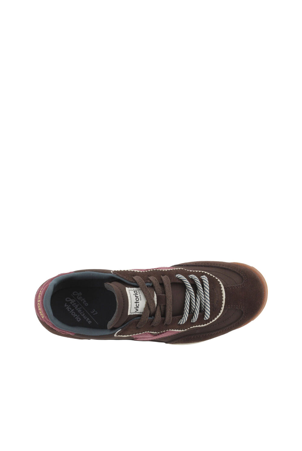 Victoria Saturno Suede Trainers - Marron