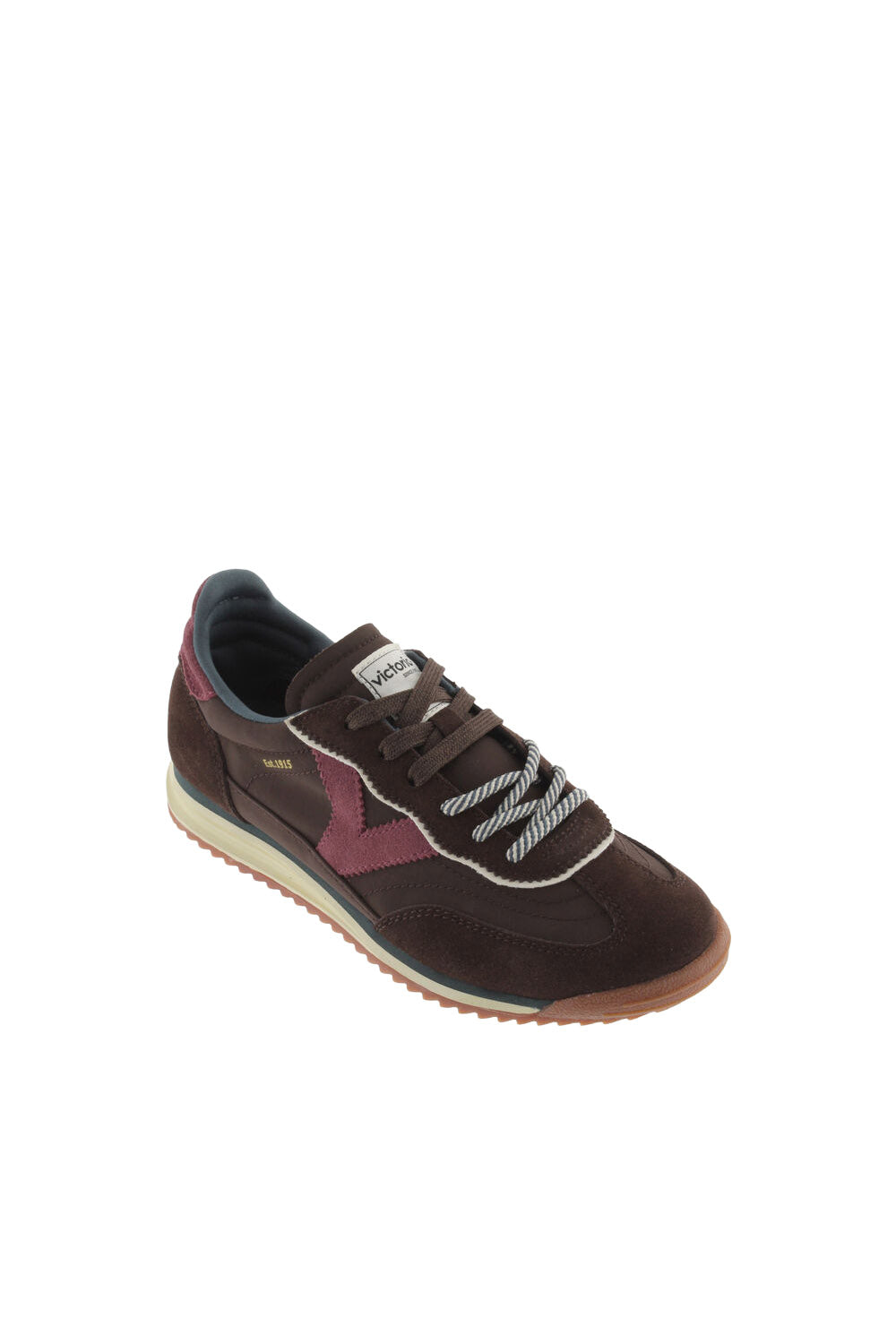 Victoria Saturno Suede Trainers - Marron
