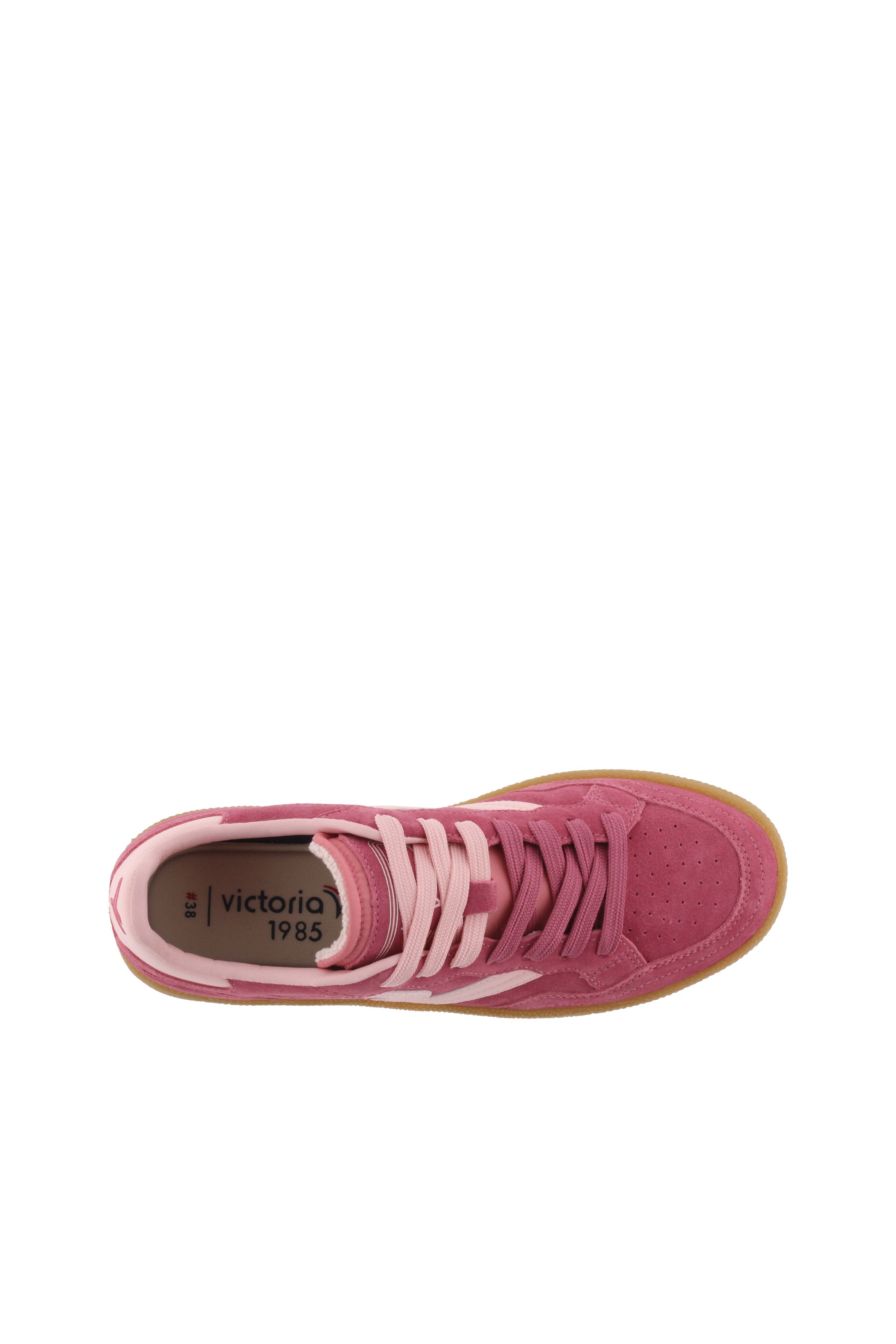 Victoria Smash Suede Trainers - Fuchsia