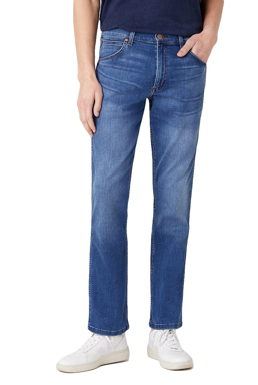 Wrangler Greensboro Epic Soft Straight Jeans - Bright Stroke