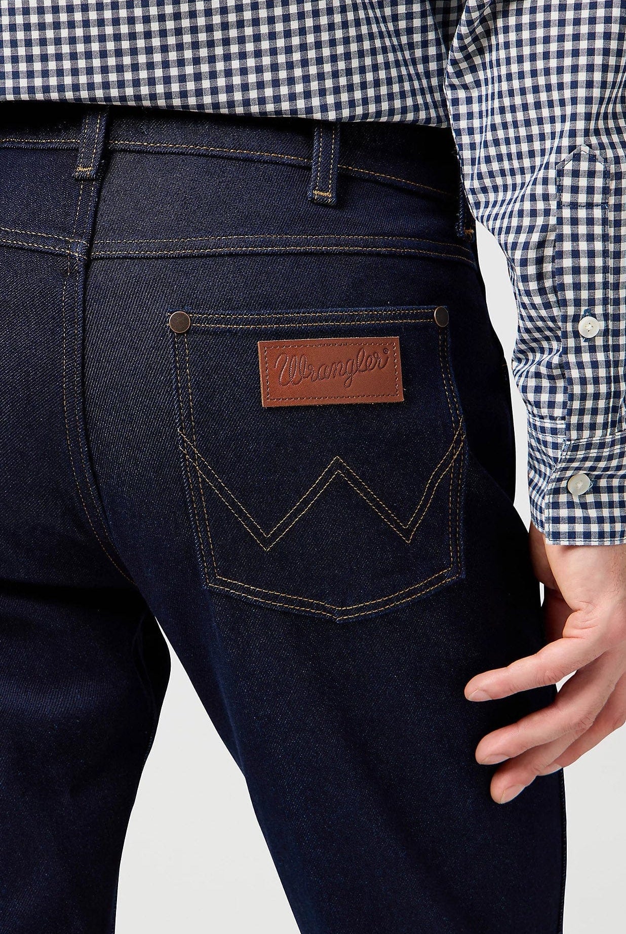 Wrangler Greensboro Low Stretch Straight Leg Jeans - Moonlight Rinse