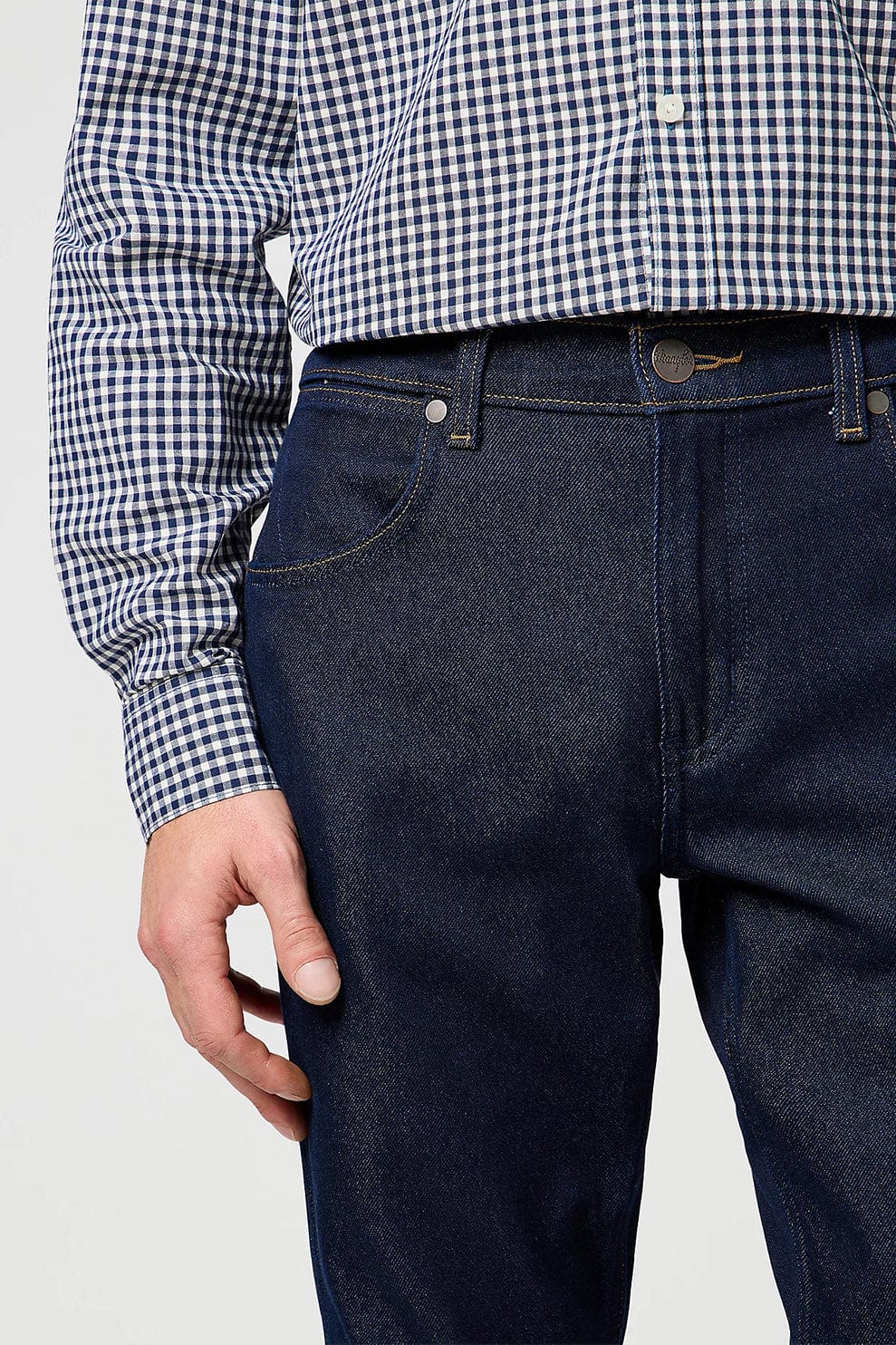 Wrangler Greensboro Low Stretch Straight Leg Jeans - Moonlight Rinse