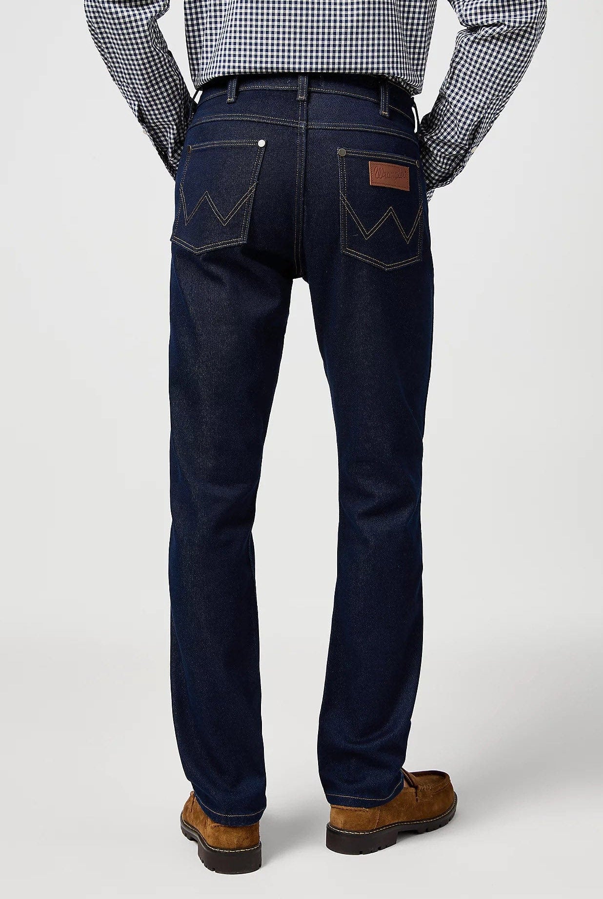 Wrangler Greensboro Low Stretch Straight Leg Jeans - Moonlight Rinse