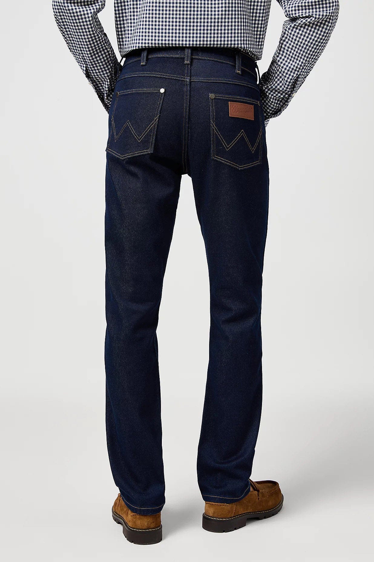 Wrangler Greensboro Low Stretch Straight Leg Jeans - Moonlight Rinse