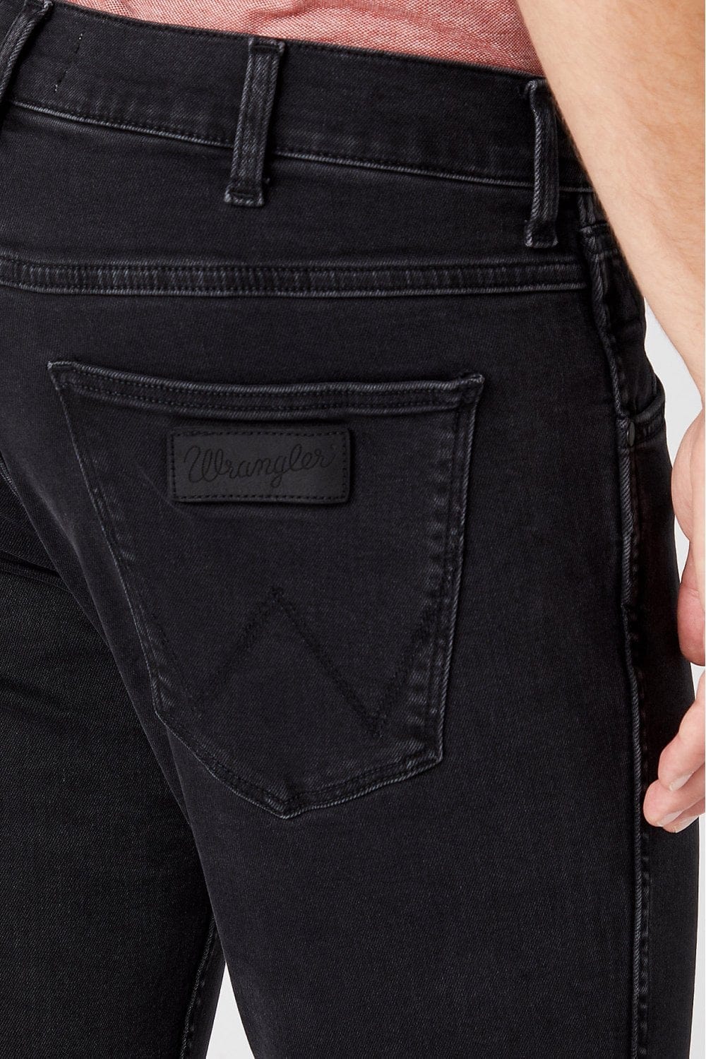 Wrangler Greensboro Straight Jeans - Black Crow