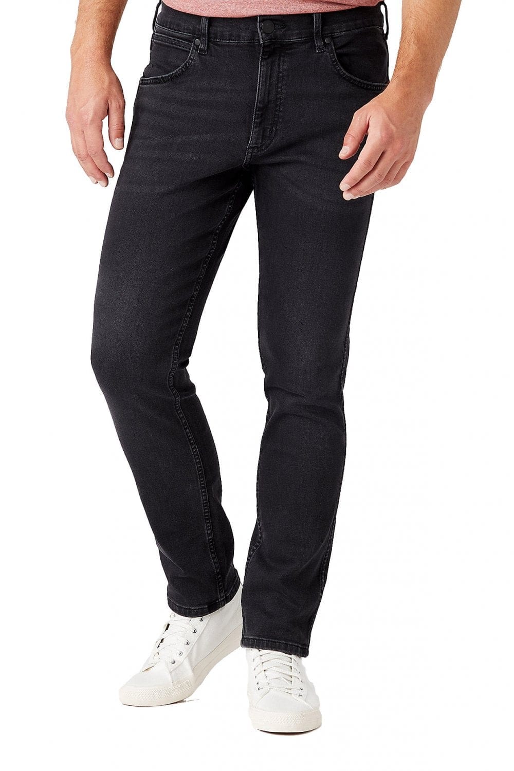 Wrangler Greensboro Straight Jeans - Black Crow