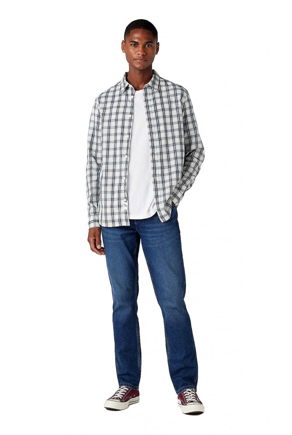 Wrangler Greensboro Stretch Jeans - Blue Arcade