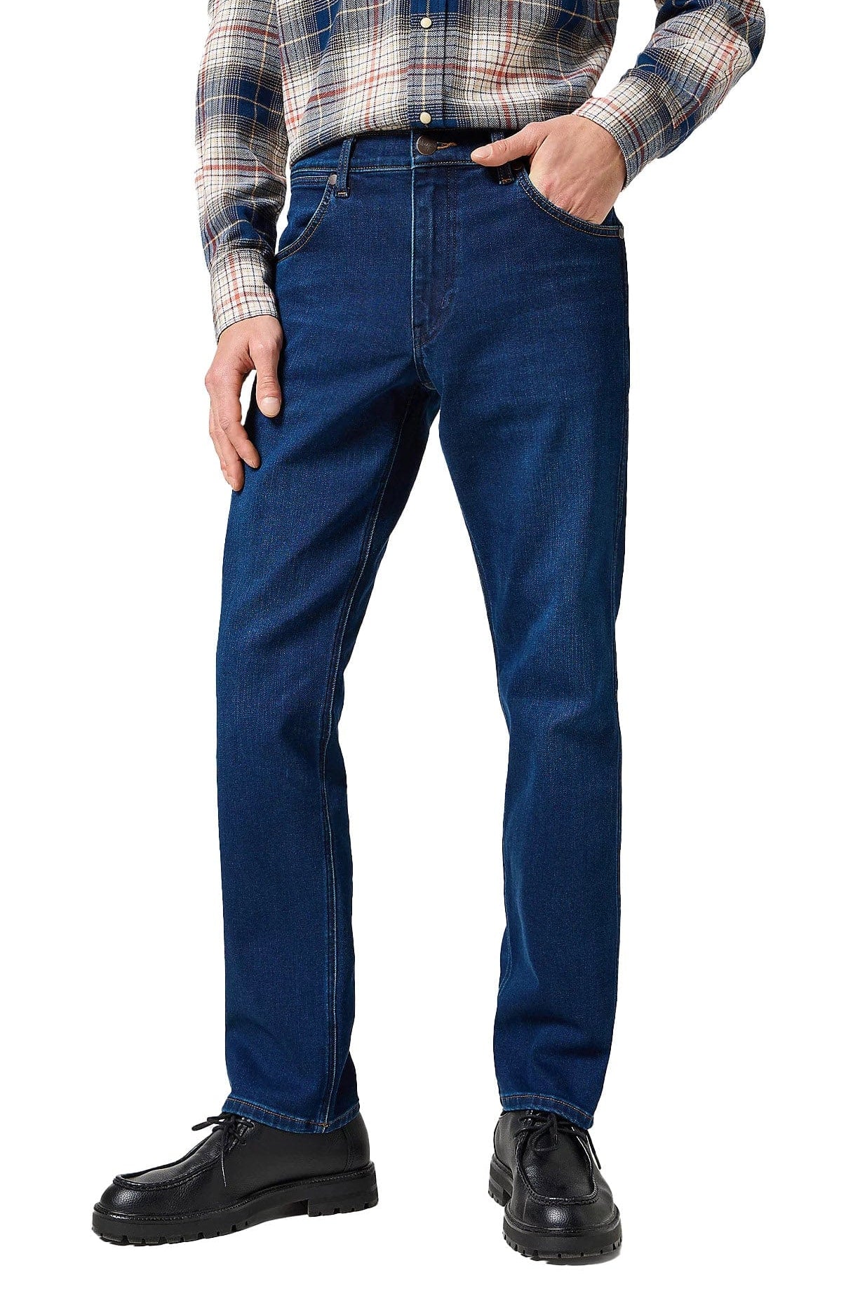 Wrangler Greensboro Stretch Straight Leg Jeans - Sunset Rinse