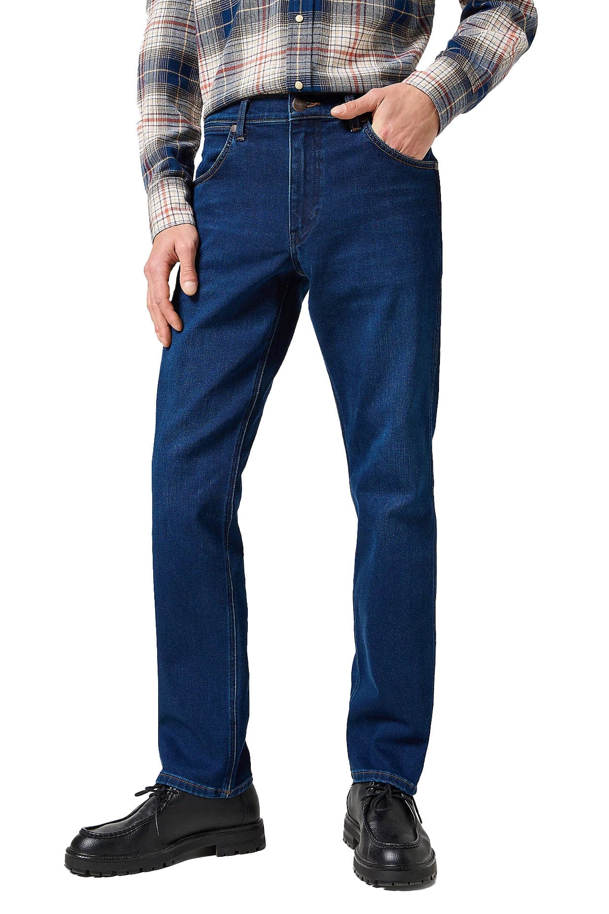Wrangler Greensboro Stretch Straight Leg Jeans - Sunset Rinse