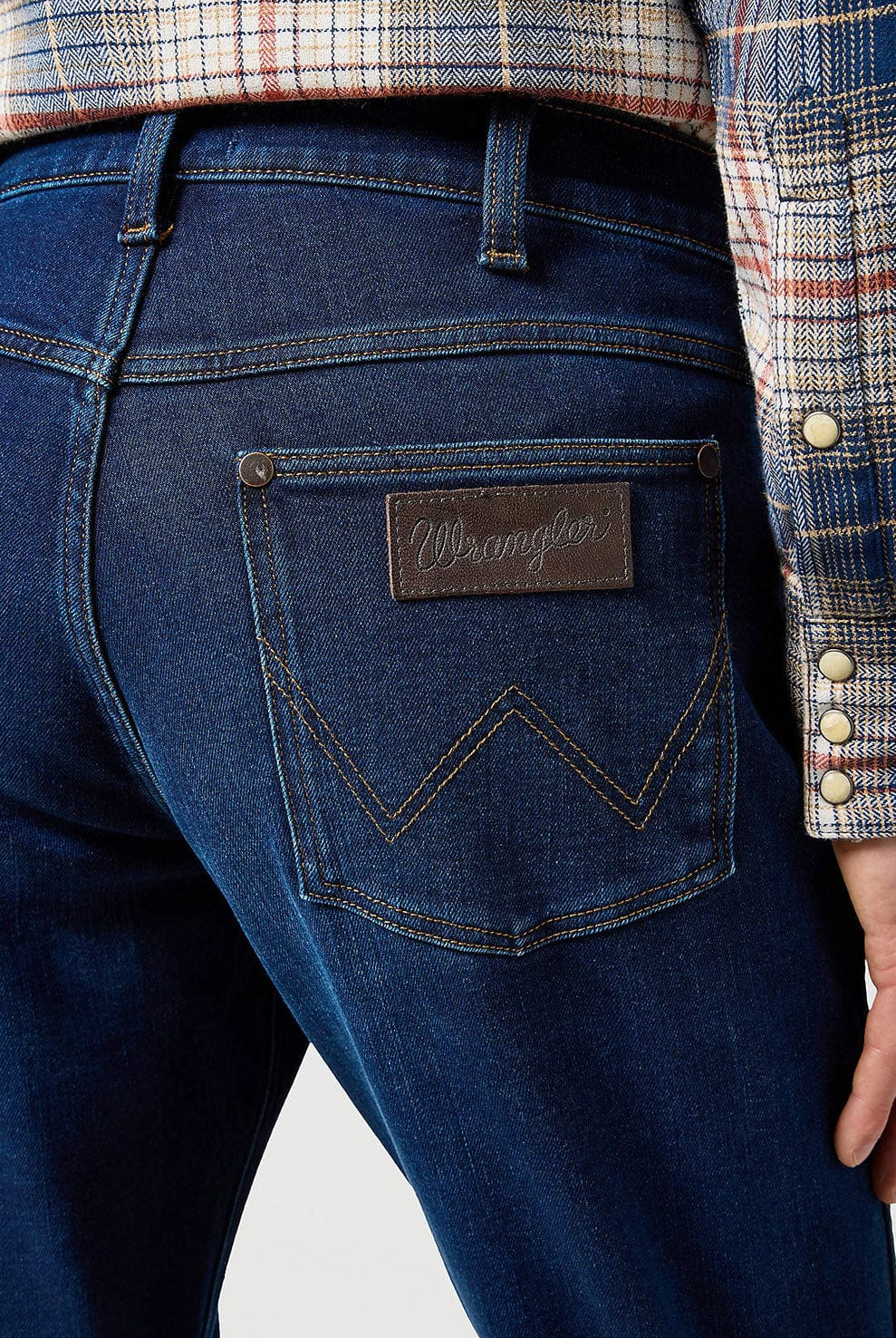 Wrangler Greensboro Stretch Straight Leg Jeans - Sunset Rinse