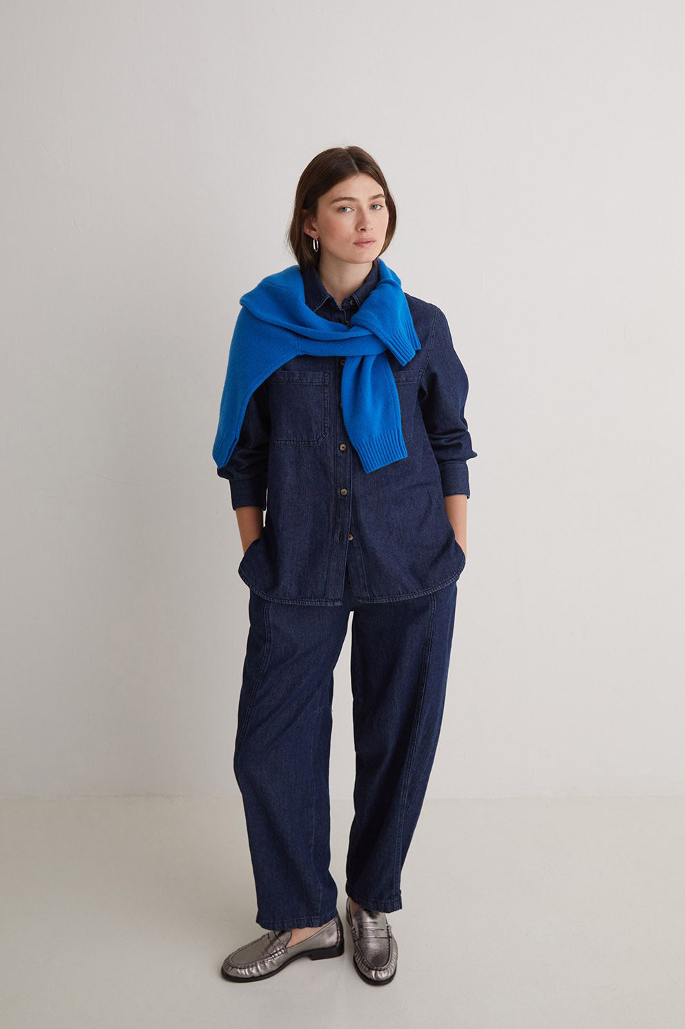 Yerse Denim Shirt - Indigo