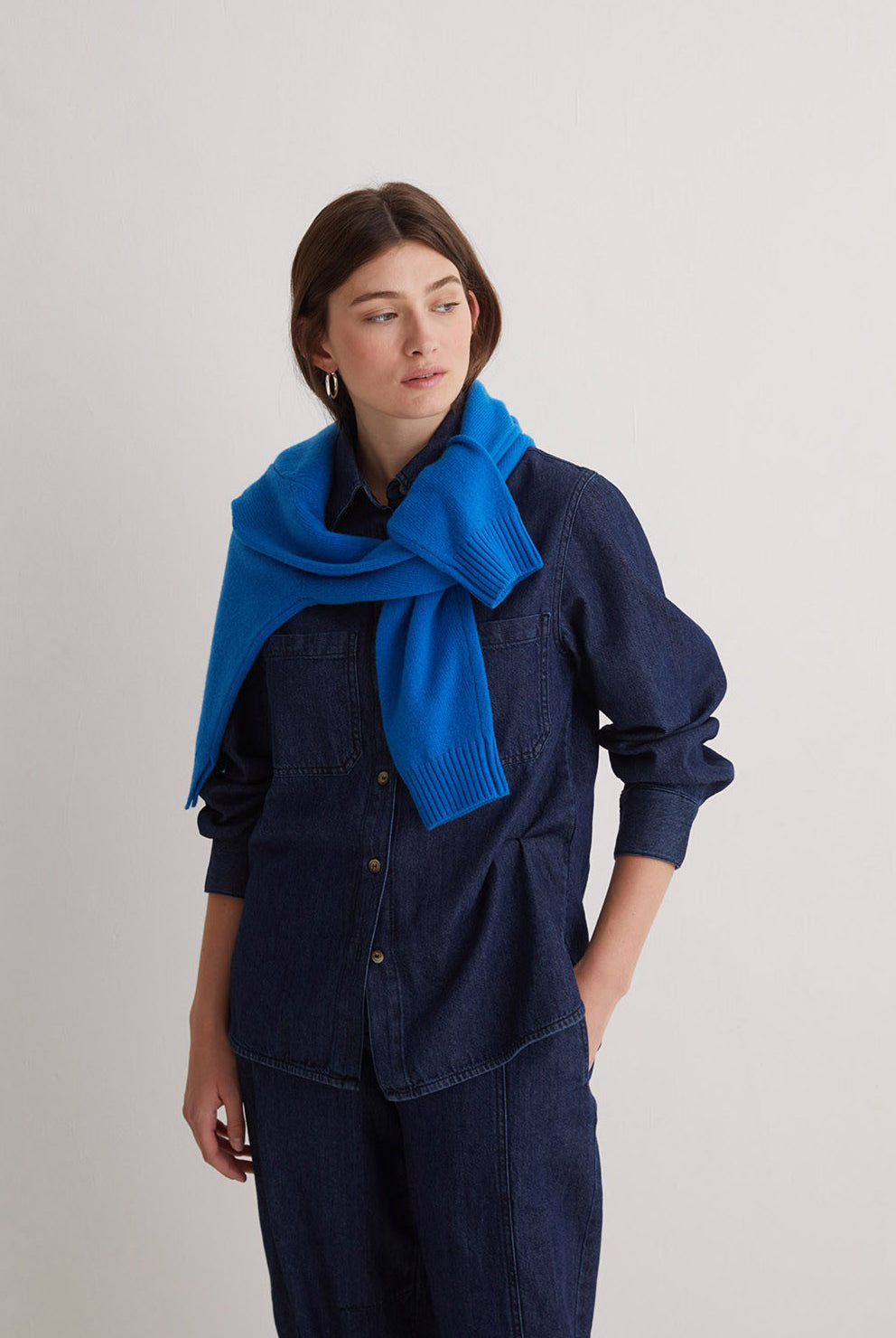 Yerse Denim Shirt - Indigo