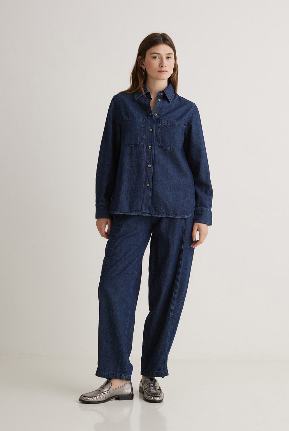 Yerse Denim Shirt - Indigo