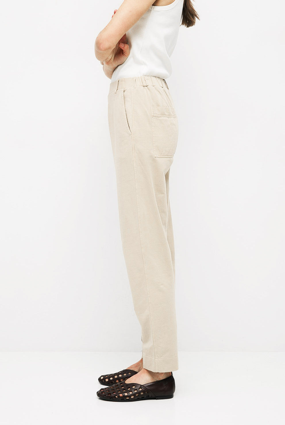 Yerse Jogger Trousers - Ecru