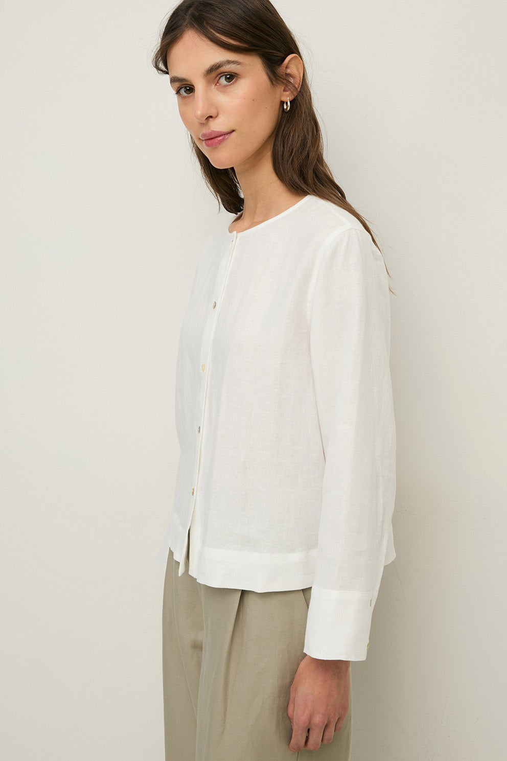 Yerse Pure Hemp Shirt - White