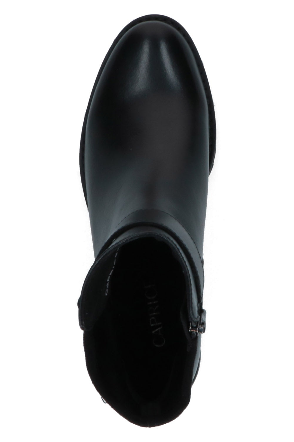 Caprice Strap Detail Ankle Boots - Black Comb
