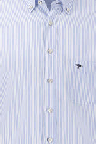 Fynch Hatton Button Down Oxford Shirt - Blue Stripe