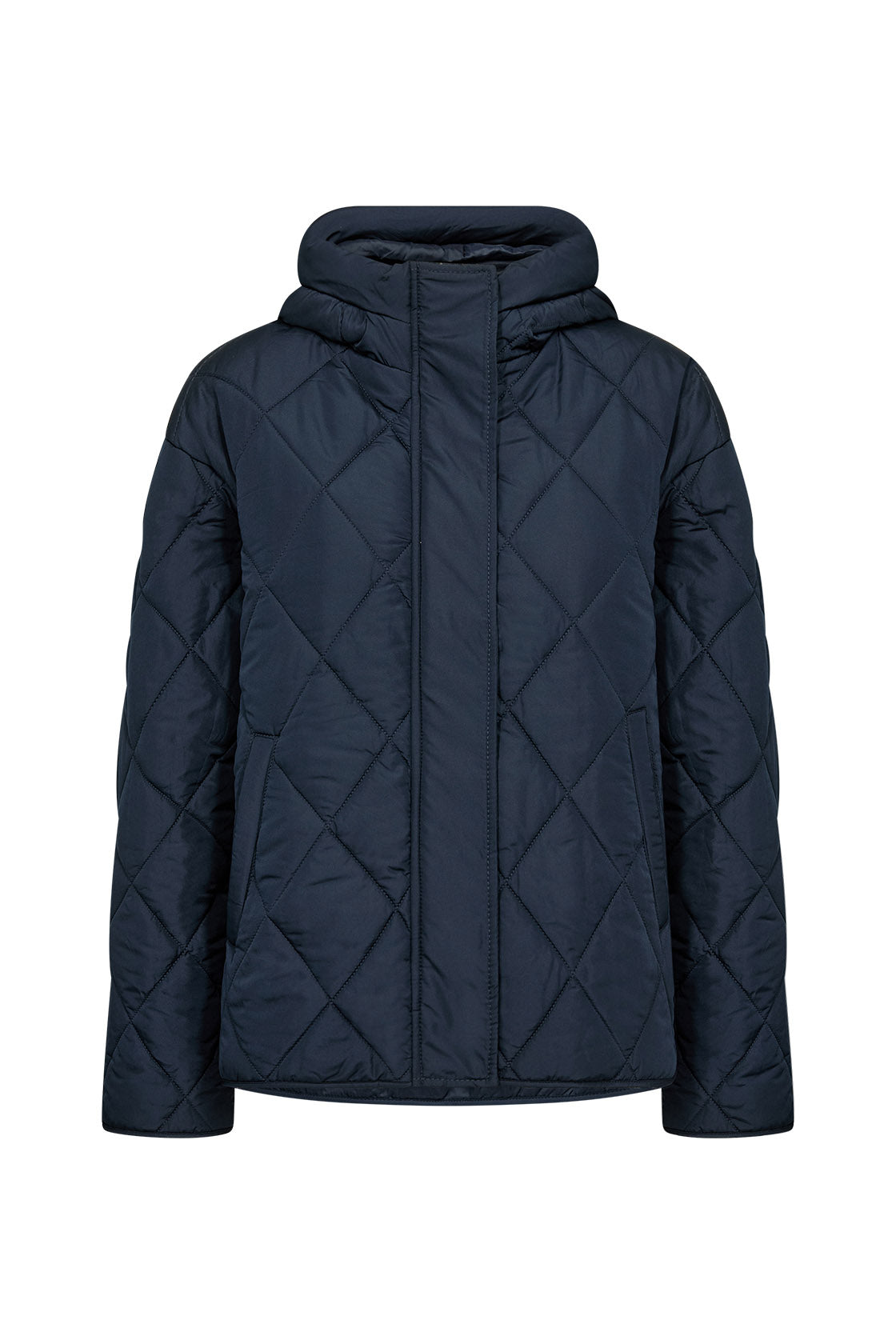 Soya Concept Fenya Quilted Coat - Navy