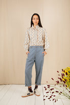 Bonte Aida Ruffle Shirt - Ecru Multi