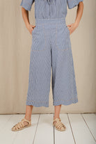Bonte Aide Trouser - Navy Gingham