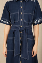Bonte Andie Dress - Navy