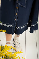 Bonte Andie Dress - Navy