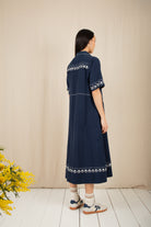 Bonte Andie Dress - Navy