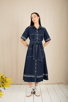 Bonte Andie Dress - Navy