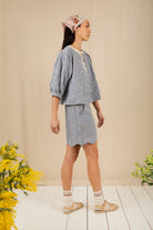 Bonte Mary Short - Navy Gingham