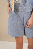 Bonte Mary Short - Navy Gingham