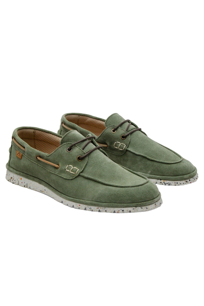 Ambitious Amber Slip On Suede Shoes - Green