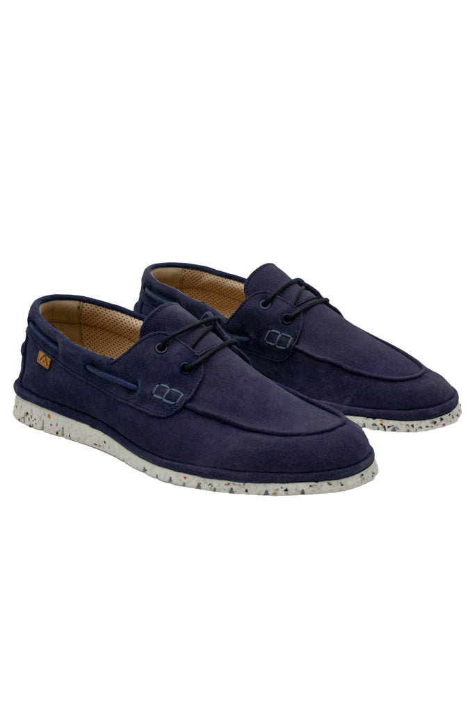 Ambitious Amber Slip On Suede Shoes - Navy