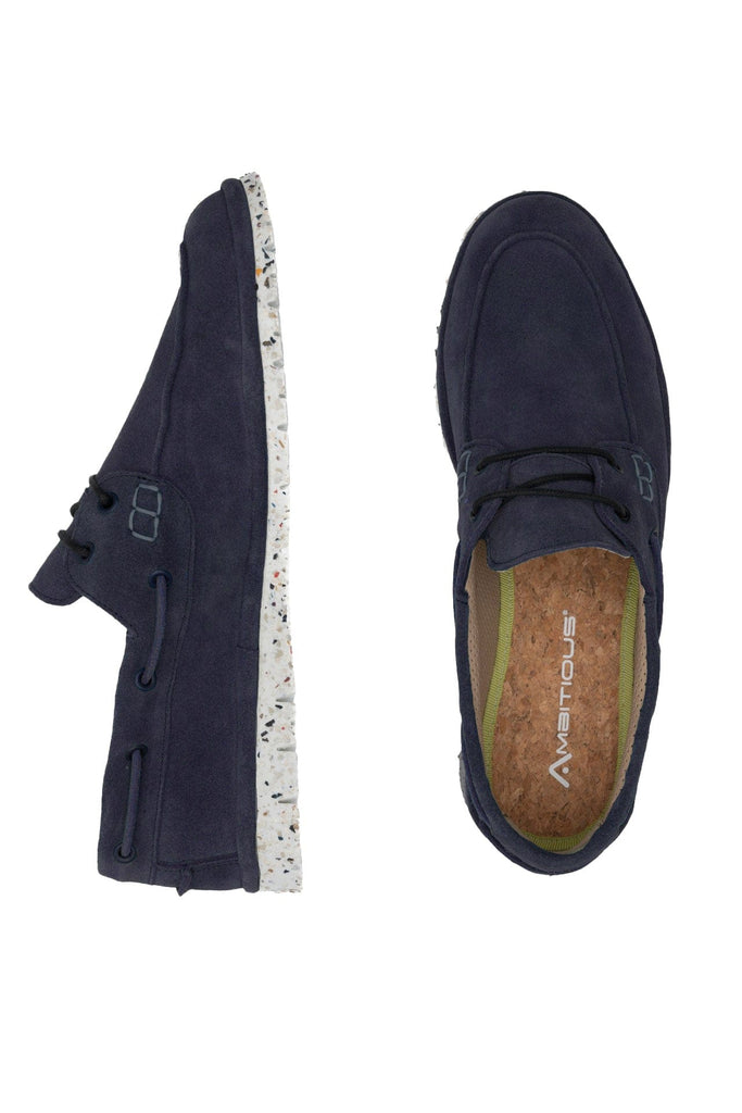 Ambitious Amber Slip On Suede Shoes - Navy
