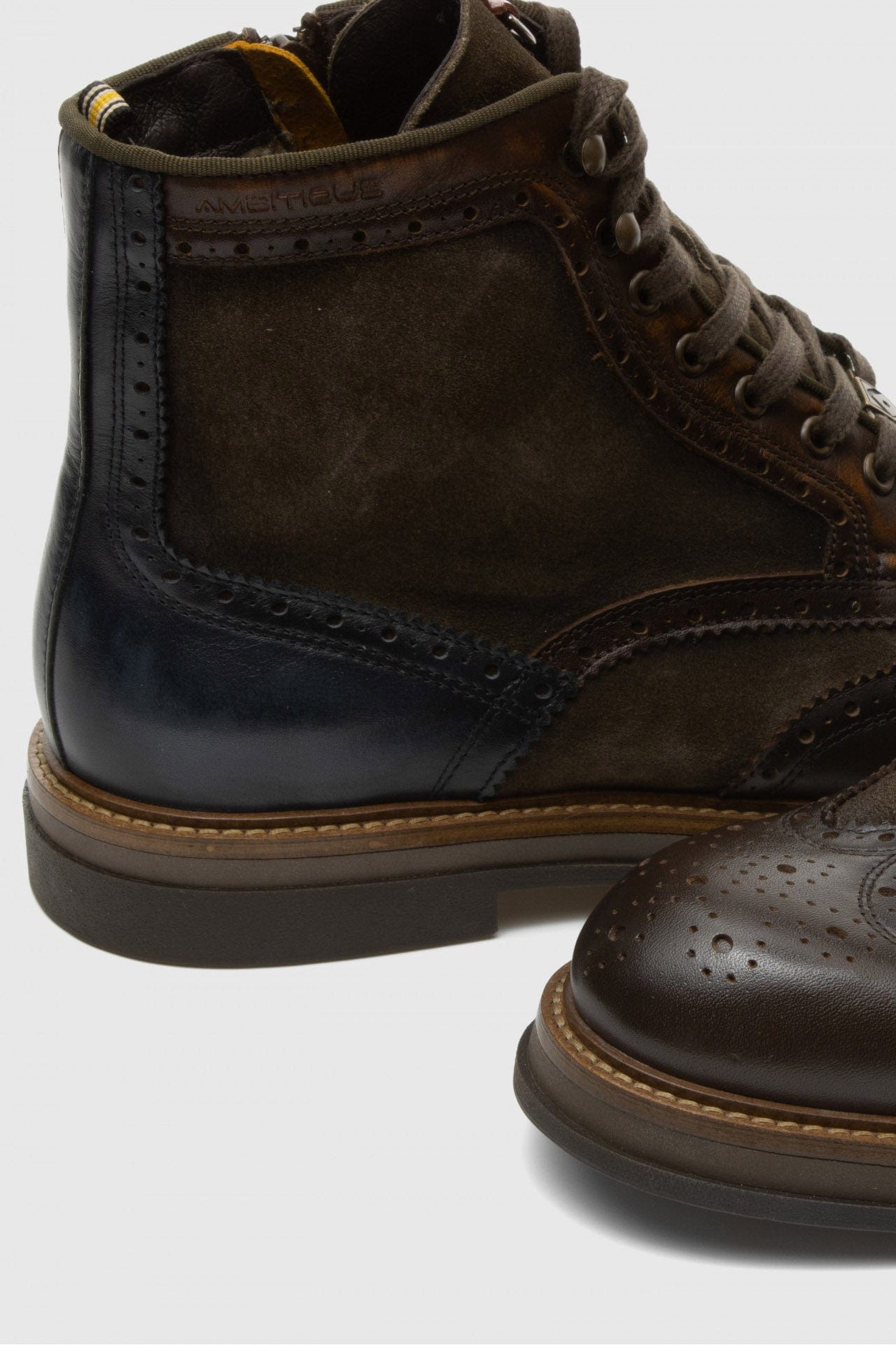 Ambitious BTR Brogue Boots - Brown