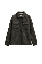 Anerkjendt Hanky Wool Check Jacket - Forest Night
