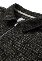 Anerkjendt Hanky Wool Check Jacket - Forest Night