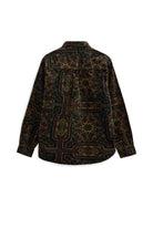 Anerkjendt Leif Cord Jacquard Shirt - Forest Night