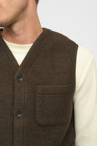 Anerkjendt Ramsus Boiled Wool Gilet - Delicioso