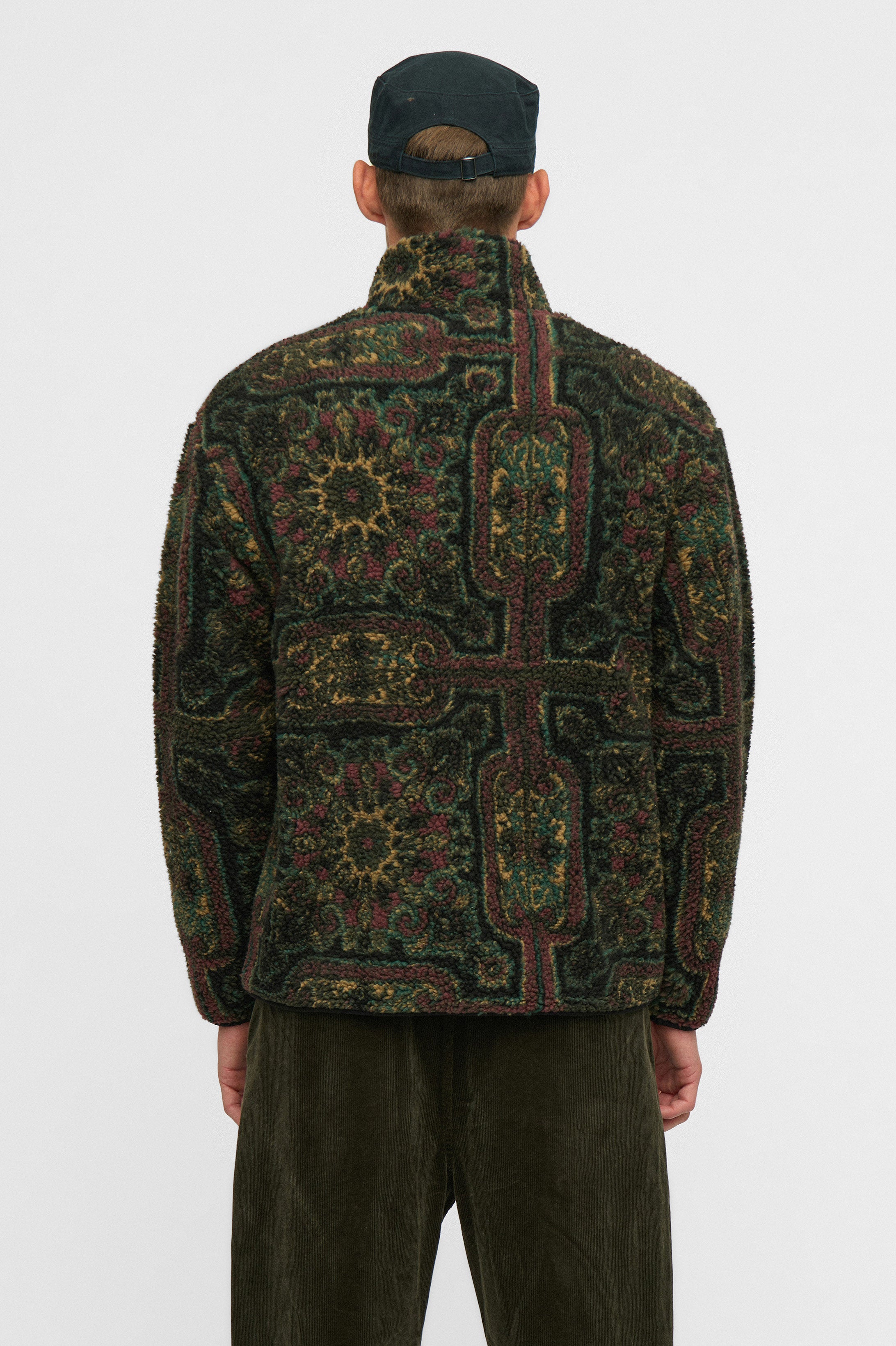 Anerkjendt Toni Jacquard Teddy Fleece - Forest Night