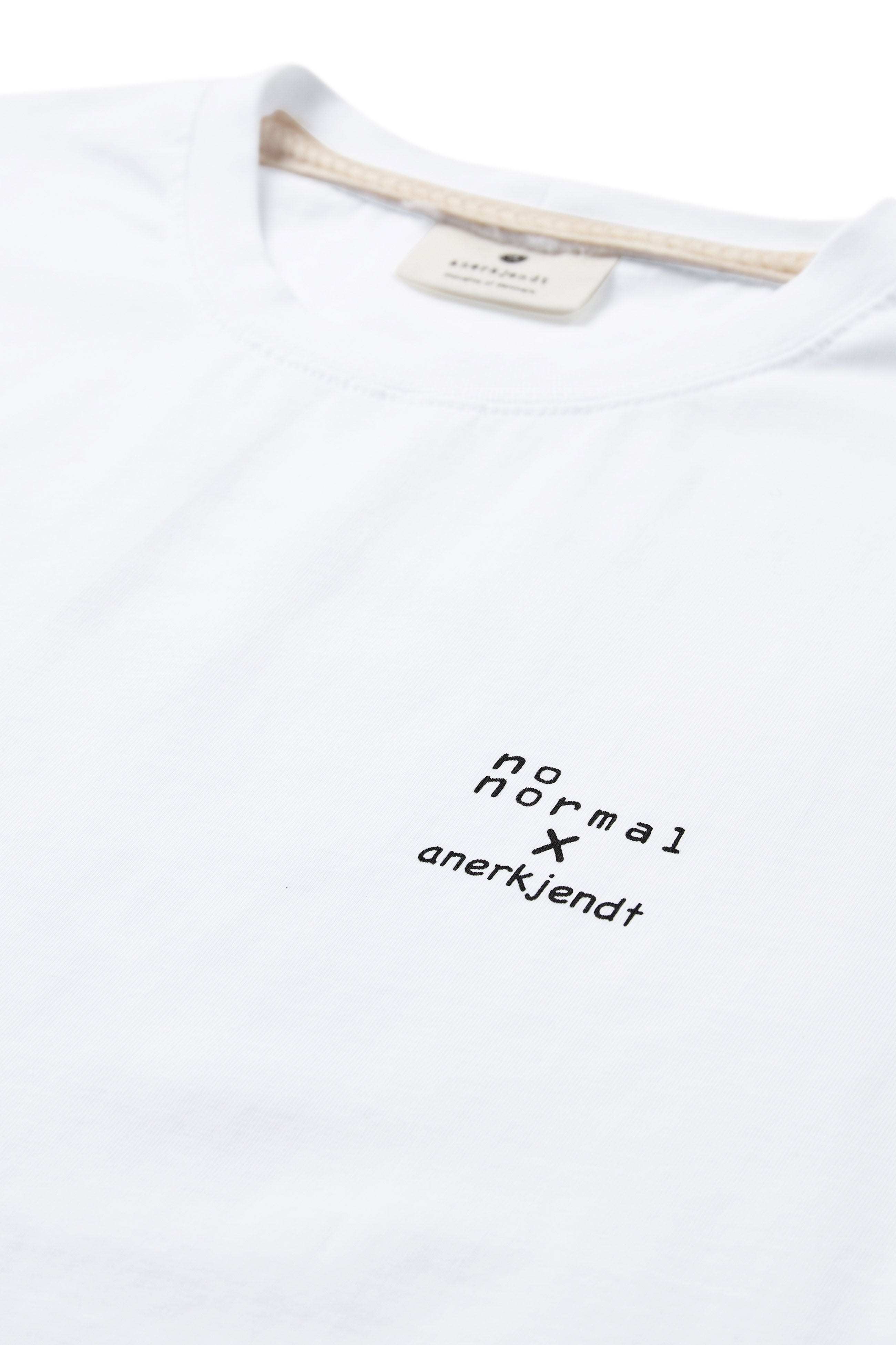 Anerkjendt Villads No Normal T-Shirt - Bright White