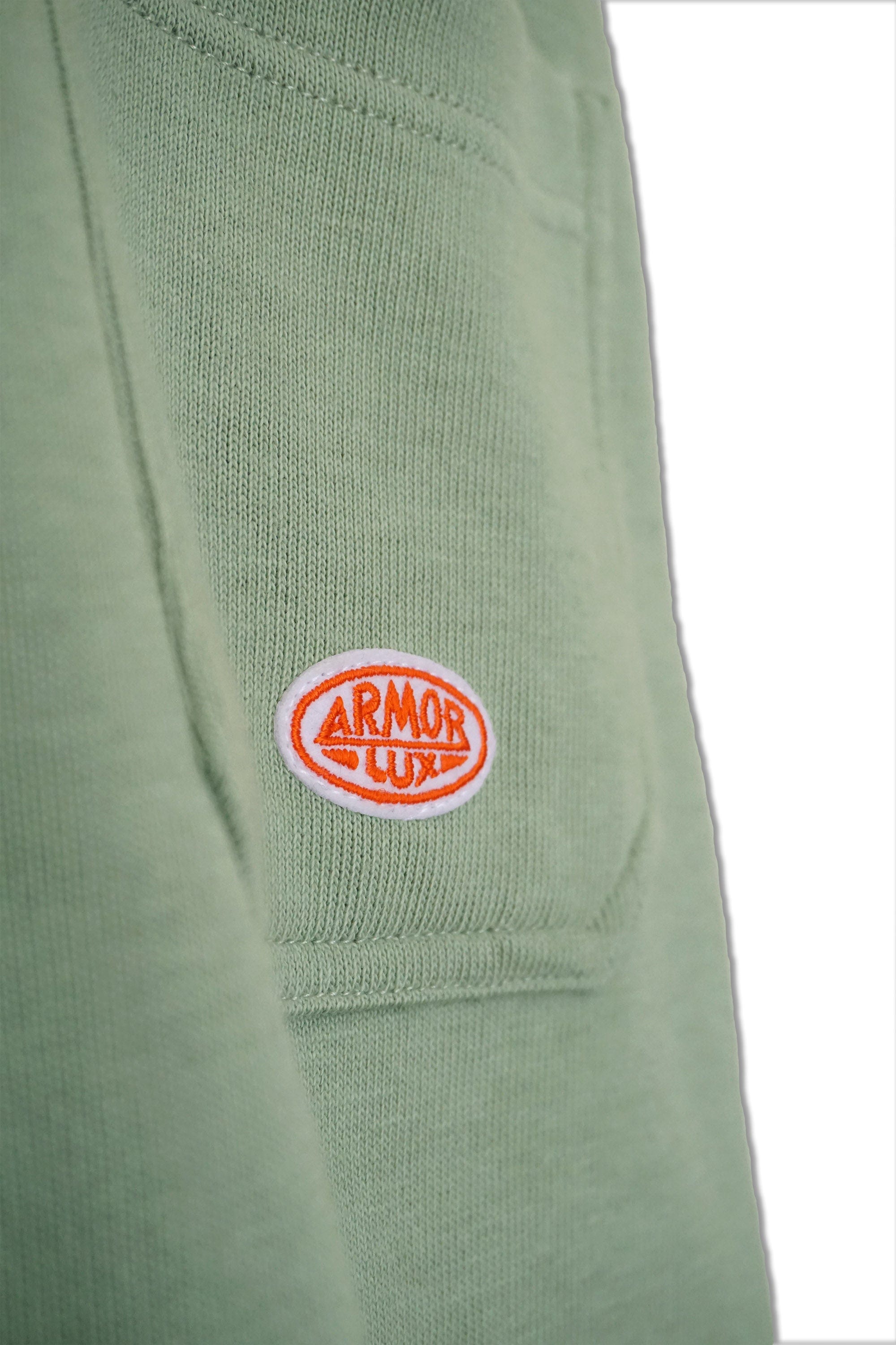 Armor Lux Camionneur Quarter Zip Sweatshirt - Shadow