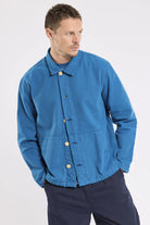 Armor Lux Fisherman Cotton Canvas Jacket - Dark Blue