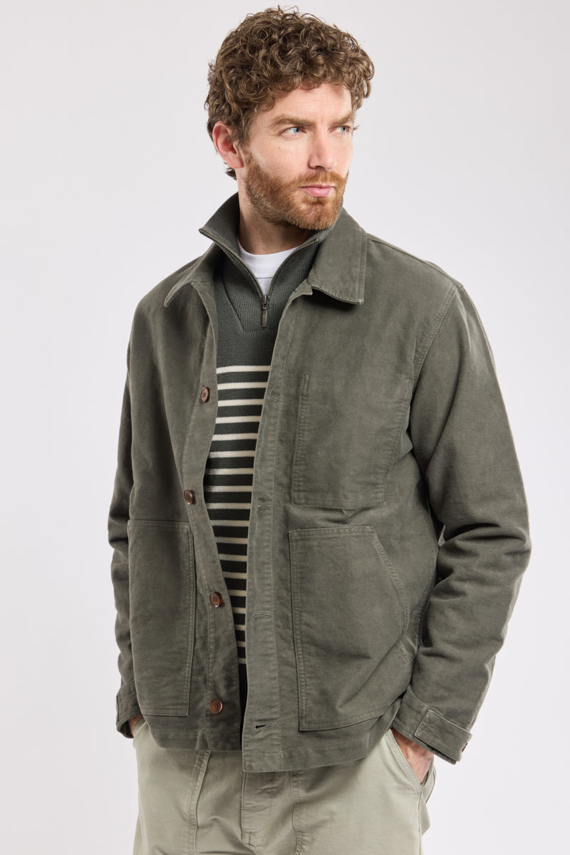 Armor Lux Fisherman's Cotton Canvas Jacket - Chimera