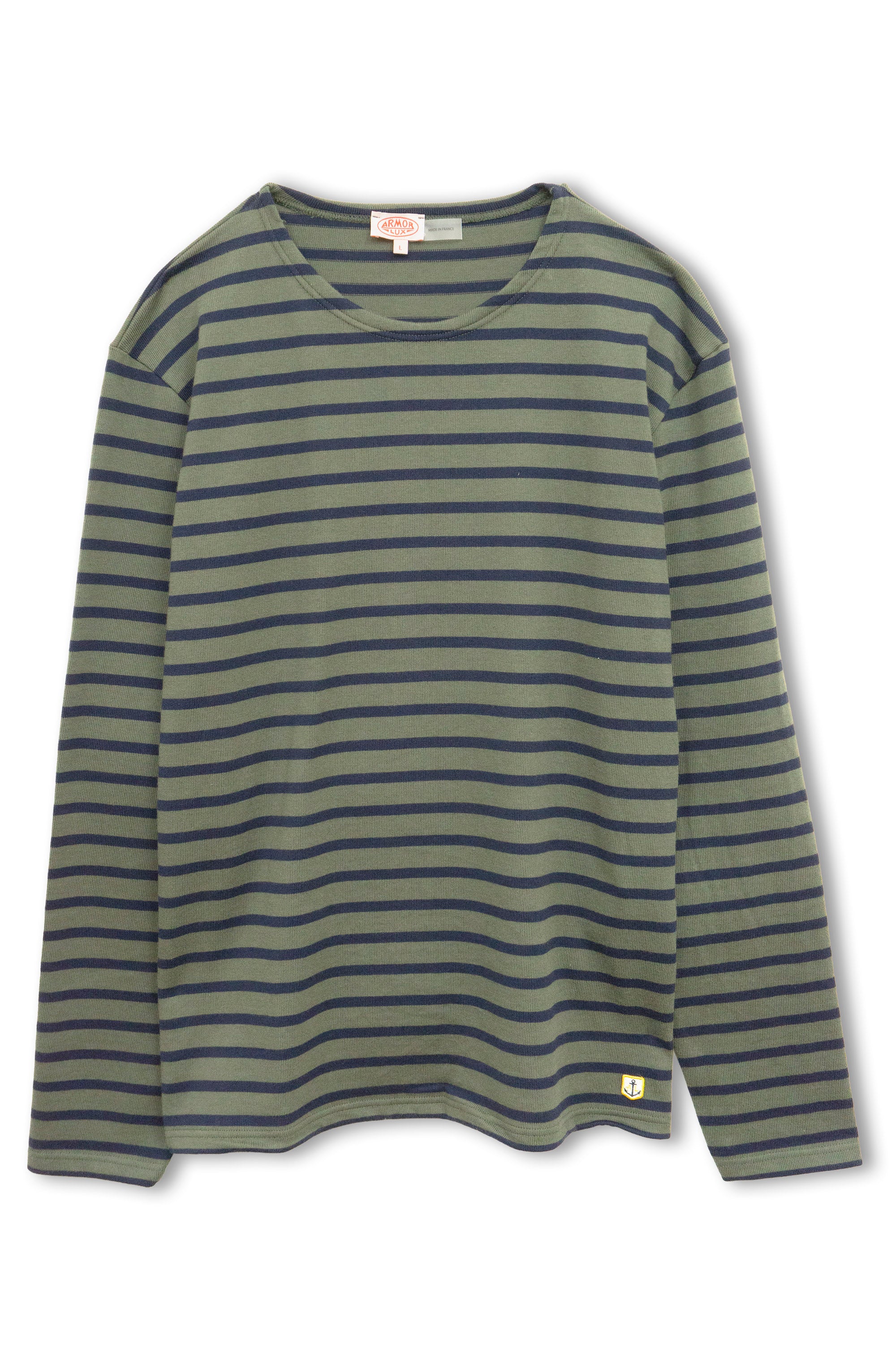 Armor Lux Heritage Breton Striped Top - Chimera/Marine Deep