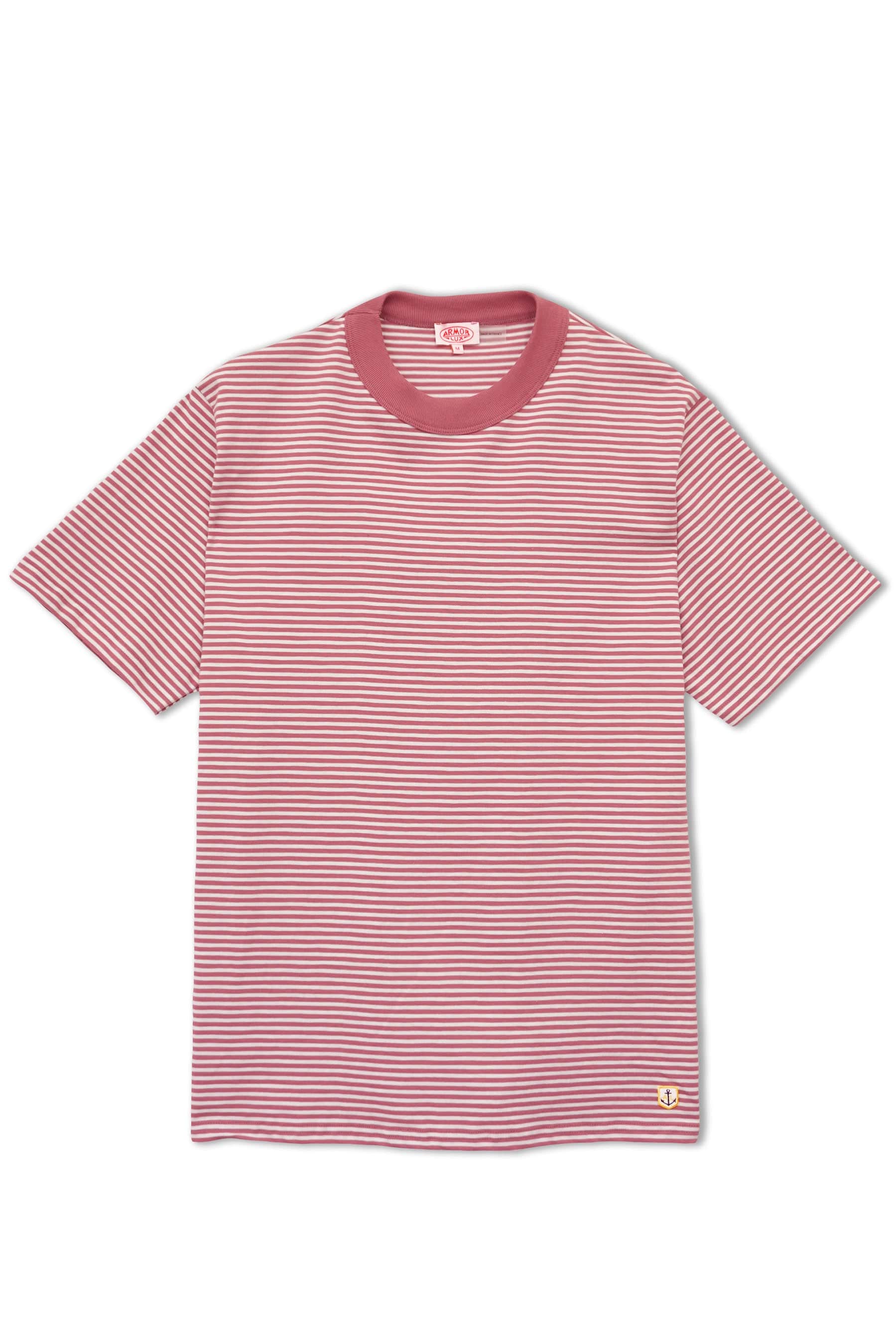 Armor Lux Heritage Stripe T-Shirt - Malaga/Milk