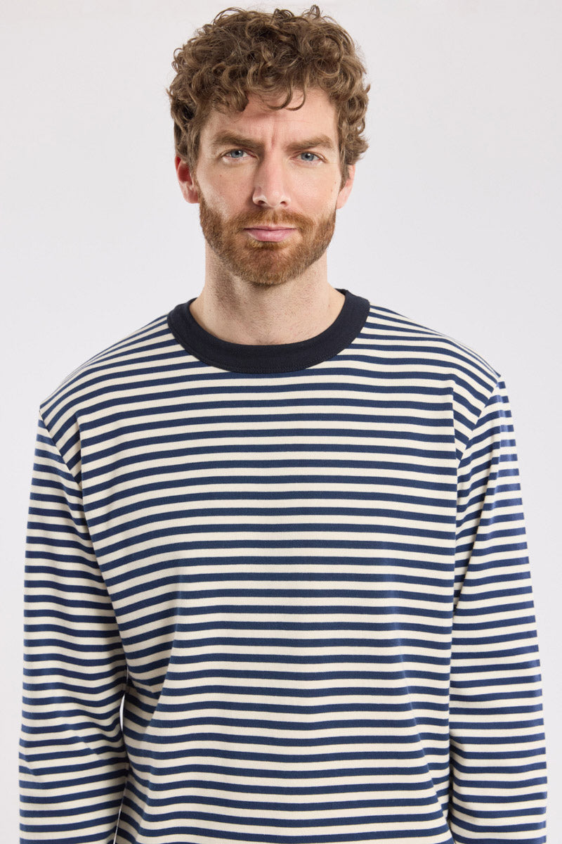 Armor Lux Heritage Striped Top - Chimera/Marine Deep