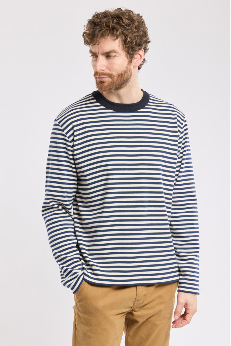 Armor Lux Heritage Striped Top - Chimera/Marine Deep
