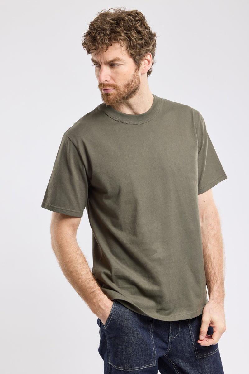 Armor Lux Plain Organic Cotton T-Shirt - Chimera