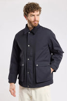 Armor Lux Water Repellent Quilted Jacket - Rich Navy