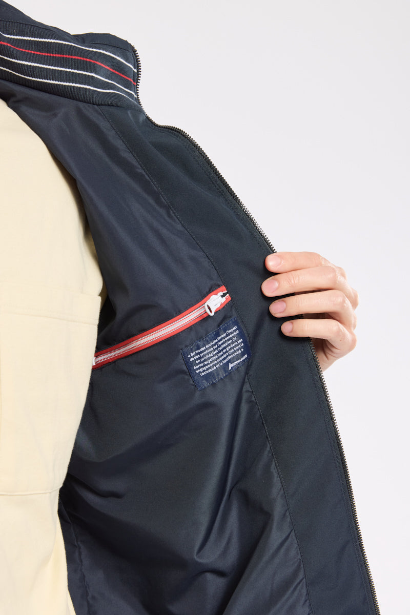 Armor Lux x Bermudes Waterproof Jacket - Marine Deep